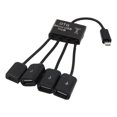 thumbnail image 1 of 4 En 1 Micro Usb Otg Hub Adaptador De Cable Para Android, 1 of 7