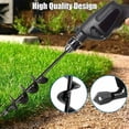 thumbnail image 4 of Garden Auger Drill，Garden Auger Bit, Practical Planting Tool for Flower Planting Trees Shrubs - 4×22cm, 4 of 5