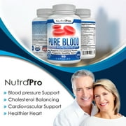 Blood Pressure Supplements – Healthy Heart, Cholesterol Level, Blood Pressure Support by NutraPro