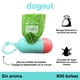 thumbnail image 4 of dognut - 900 Bolsas para excrementos de perro con dispensador y clip para correa, 33 x 23 cms, sin perfume, verde, Fuertes, Resistentes, Desechables (900 bolsas, 60 rollos), 4 of 9