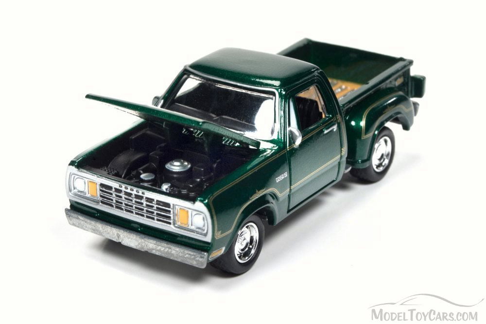Metallic Green Round 2 Johnny Lightning JLCG002B 1978 Dodge Warlock 1/64 Scale Diecast Model Toy Car Greenlight