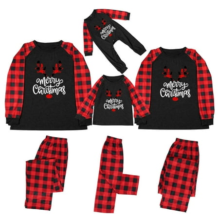 

Christmas Pajamas for Family Clearance Family Pajamas - Family Matching Pajamas Navy Polka Dots & Stripes