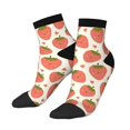 thumbnail image 3 of Salouo Hand Drawn Strawberry Pattern Unisex Middle Tube Socks,Middle-Finger Knee High Socks Over The Calf Tube Stocking Crew Stockings for Women and Men Tube Socks, 3 of 8