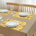 thumbnail image 3 of Golden Retrievers and Pioneer Flower Summer Placemats Table Placemats Set Of 4-Linen Kitchen Washable Placemats Table Mats 12x18 Inch Non-Slip Heat Resistant, 3 of 6