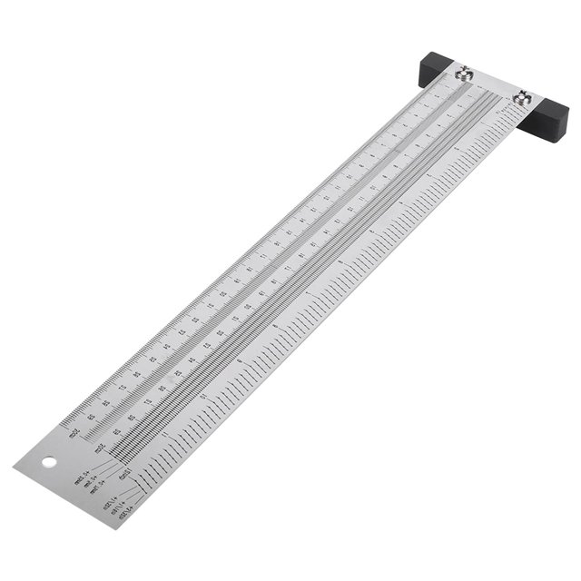 Règle de Marquage Métrique pour Menuiserie, Outil de Marquage en Forme de T