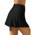 thumbnail image 6 of Sociala Elastic Waisted Tankini Bikini Swim Skirts Tummy Control Swimdress Bath Suit Bottoms With Pockets, 6 of 6