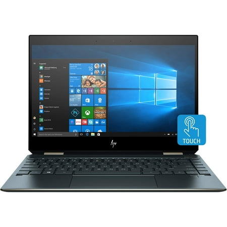 HP Spectre x360 13 2-in-1 Laptop: Core i7-8565U, 16GB RAM, 512GB SSD, 13.3" 4K UHD Touchscreen Display, Backlit Keyboard, Fingerprint Reader