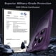 thumbnail image 4 of Funda de teléfono TOCOL Magnetic para iPhone 14 Pro Max Midnight Purple, 4 of 7