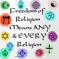 thumbnail image 2 of CafePress - Freedom Of Religion - Pint Glass, Drinking Glass, 16 oz. CafePress, 2 of 4
