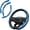 Blue, variant on Canvcle Carbon Fiber Steering Wheel Cover - Anti-Slip, Steering Wheel Cover for Men/Women - Durable, Universal Car Accessory (Black)