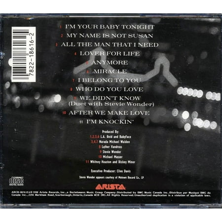 Pre-Owned WHITNEY HOUSTON I'M YOUR BABY TONIGHT [078221861625]