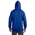 thumbnail image 2 of The Hanes 97 oz Ultimate Cotton 90/10 Full-Zip Hood - DEEP ROYAL - XL, 2 of 4