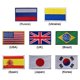 thumbnail image 3 of Parches de brazalete Decoración de ropa de brazalete de bandera de país creativa (España) Hugtrwg Para estrenar, 3 of 9