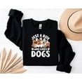 thumbnail image 2 of TeeNest11 Just A Girl Who Loves Dogs Funny Dog Lover Pet Owner Design T-Shirt, SW, Hoodie Unisex, up size 5XL, 2 of 5