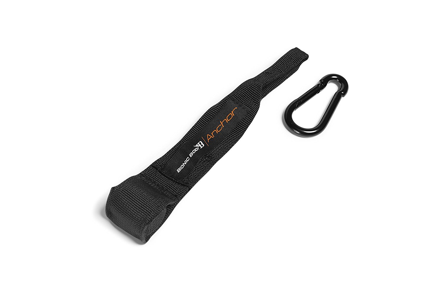 Door Anchor Exercise Strap, Black, Heavy duty and durable nylon fabric