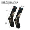 thumbnail image 2 of Lsque Realistic Style Cute Cat Pattern Sport Compression Socks for Men & Women 15-20 mmHg Knee High Nurse Pregnant Running Medical and Travel Athletic, 2 of 6