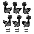 thumbnail image 2 of 6Pcs Pegs Tuning Keys for Electric Guitar Classic Guitars Accs Black 3L3R, 2 of 8