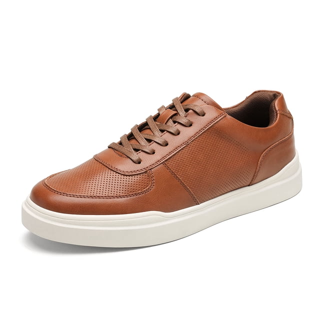 Zapatillas casuales de vestir para hombre Bruno Marc marrón ligeras talla 10.5