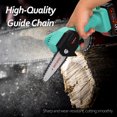 thumbnail image 2 of 24V Lithium Battery Portable Electric Pruning Saw Rechargeable Small Electric Saws Woodworking One-handed Electric Saw Garden Logging Mini Electric Chain Saw, 2 of 7