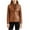 Women Brown jacket, variant on HAPIMO Sales Leather Jacket for Women Casual Comfy Girls Fall Fashion Tops Solid Button Down Jacket Long Sleeve Womens Lapel Bust Pocket Outwear Khaki S