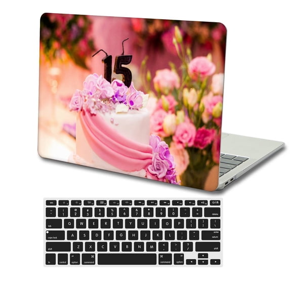 KSK KAISHEK Plastic Hard Case Cover Only for 2017 - 2010 Release MacBook Air 13" Not Retina Display + Black Keyboard Cover Model: A1466 A1369 Rose series 0098
