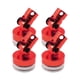 thumbnail image 1 of 4 piezas de postes de carrocería RC de repuesto de metal para actualización de instalación de columna de montaje de carrocería invisible Rojo, 1 of 9