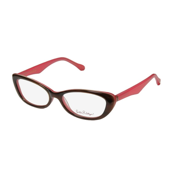 LILLY PULITZER Eyeglasses TAVI Havana Orange 49MM