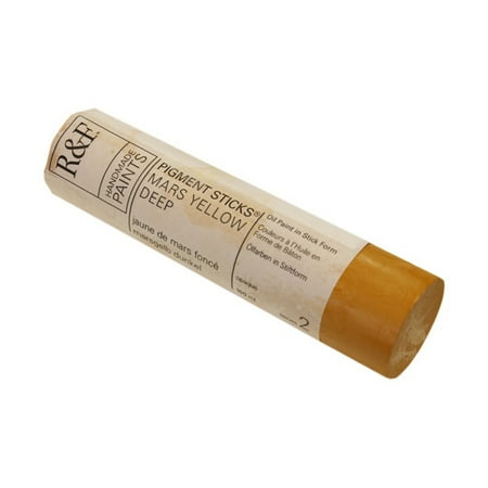 UPC: 0836943003217 | R&F Handmade Paints Pigment Stick 100ml Mars Yellow Deep