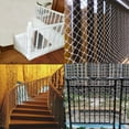 thumbnail image 3 of 2X Pet Child Safety Net Home Pet Dog Cat Balcony Railing Stairs Fence A, 3 of 5