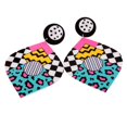 thumbnail image 4 of Pendientes Colgantes con Forma Geométrica Punk para Mujer, Joyería Divertida Salvador Pendiente de las mujeres, 4 of 10