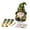 Green2, variant on DIY Punch Needle 3D Floral Craft Kit, No Sew Handmade 3D Art Decor Set Easy Beginner Stress Relief Craft Project for Holiday Home Decor Gift