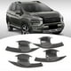 thumbnail image 5 of Car Carbon Fiber Abs Handle Bowl Cover Trim Fit For Xpander 2022 2023, 5 of 5