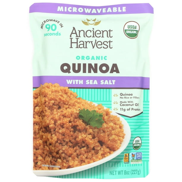 Ancient Harvest Microwavable Organic Sea Salt Quinoa, 8 Oz