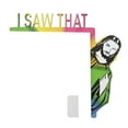thumbnail image 1 of Funny Home Decor I Saw That Door Frame Sign Wood Pendant with Sticker for Doorway Picture Frame Window Decor, 1 of 7