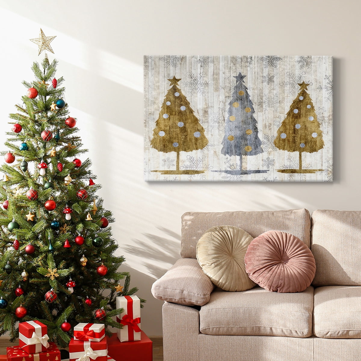 Sophisticated Christmas Collection A- Gallery Wrapped Canvas