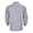 Gray, variant on JTieacloth Summer Shirt for Mens Men's Four Seasons Leisure Fashion Design Lapel Button Pocket Long Sleeve Tops Black L