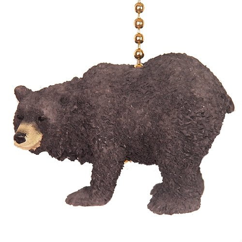 Black Bear Decorative Ceiling Fan Light Pull