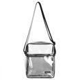 thumbnail image 3 of Paquete de hombro Bandolera transparente para hombre y mujer, bandolera transparente para deportes, viajes, compras 1 1, 3 of 5