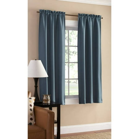 Mainstays Sailcloth Curtain Panel, Set of 2  Walmart.com