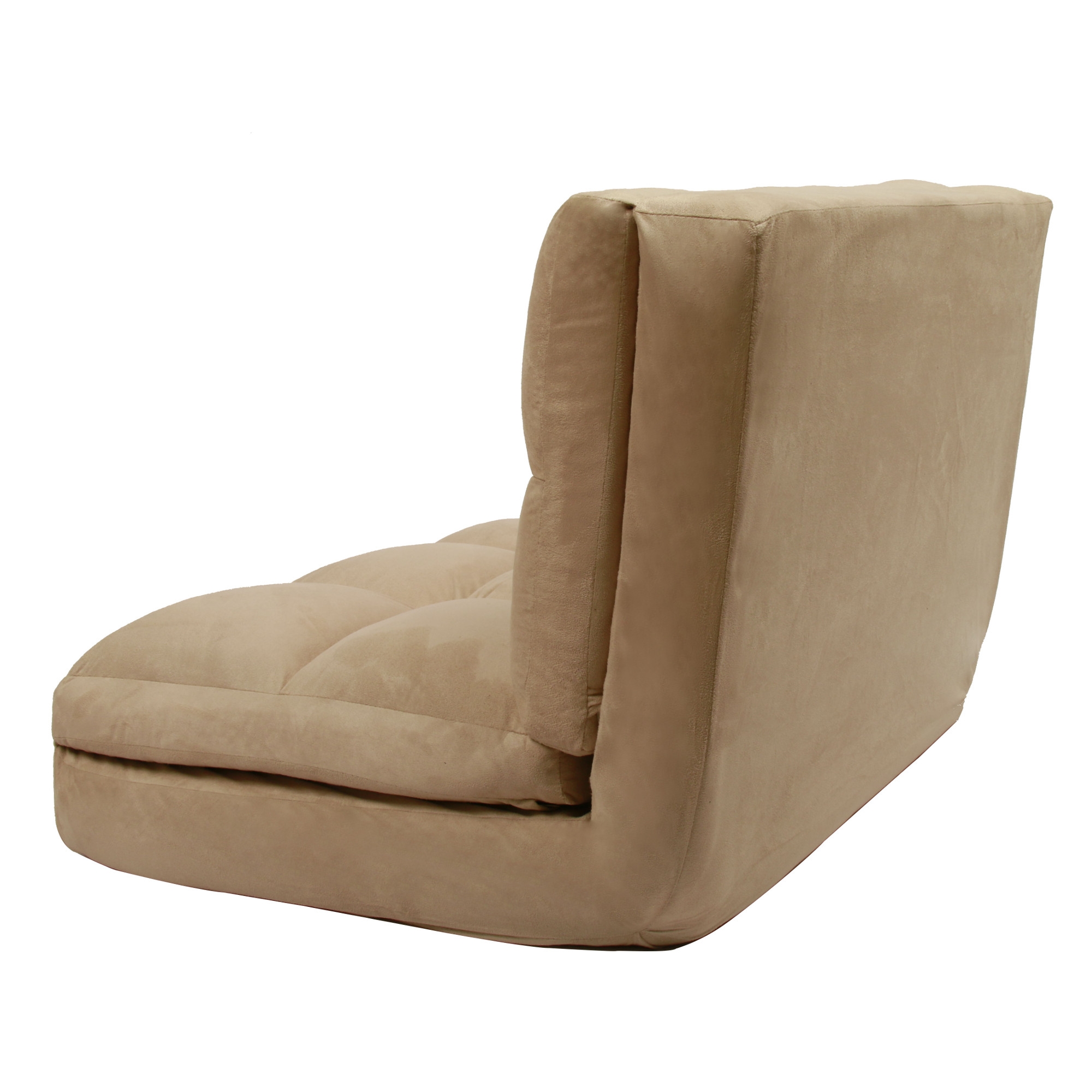 Loungie Microsuede Flip Chair Lounger Seat Beige - image 5 of 9