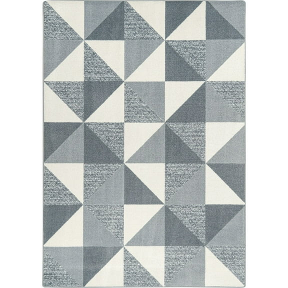 Cartwheel 7'8" x 10'9" area rug in color Cloudy