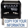 thumbnail image 1 of Self-Inking Copy For Your Information Stamp with Blue Ink, 1 of 4