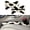 Style 2, variant on Black-white cow print Pattern 2pcs Car Headrest Car Neck Pillow + 2 pack Car Seat Gap Filler - Universal Car SUV Truck(style 4)