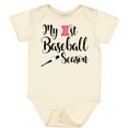 thumbnail image 3 of Inktastic My 1st Baseball Season Girls Baby Bodysuit, 3 of 5
