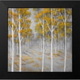 thumbnail image 2 of Atelier B Art Studio 12x12 Black Modern Framed Museum Art Print Titled - Birch Forest, 2 of 5