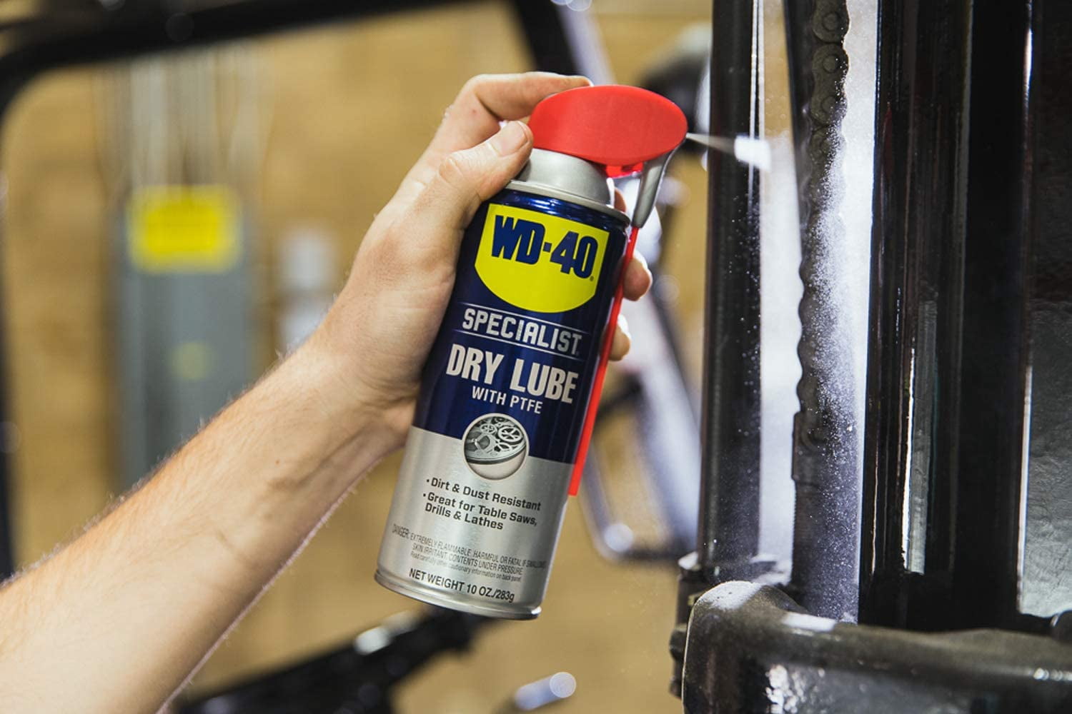 WD-40 Specialist Dry Lube with PTFE, Lubricant with Smart Straw Spray, 10 oz (2-Pack)