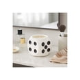 thumbnail image 2 of Tobacco Scented Dice Candle for Men and Women - Decorative Small Pillar and Votive Candle for Home Display - Indoor and Outdoor Safe for Living Room, Bedroom, or Bathroom - 4", Black & White, 2 of 14