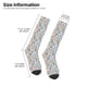 thumbnail image 2 of Fotbe Summer Time With Gnome Calcetas Divertidas Estampadas para Hombre y Mujer, Calcetas de Algodón hasta la Rodilla para Caminar, Correr, Enfermería y Embarazo, 2 of 6