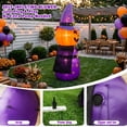 thumbnail image 5 of MAGOTAN 5 FT Halloween Inflatables Pumpkin Witch Outdoor Decorations Pumpkin Witch Halloween Inflatable Blow Up Halloween Pumpkin Decoration Build-in LED Lights, 5 of 8