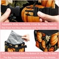 thumbnail image 4 of Thanksgiving Pumpkin Car Garbage Can - Foldable, with Lid, Leak-proof, Hanging Storage Bag - Trash Can for Car, Car Trash Bin, 4 of 6